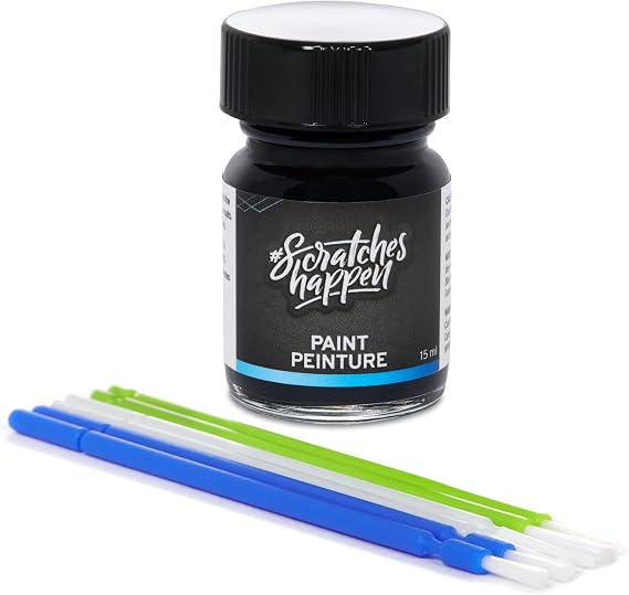 ScratchesHappen Exact-Match Touch Up Paint Kit - Attitude Black/Midnight Black Metallic (218) for Toyota - Paint Only