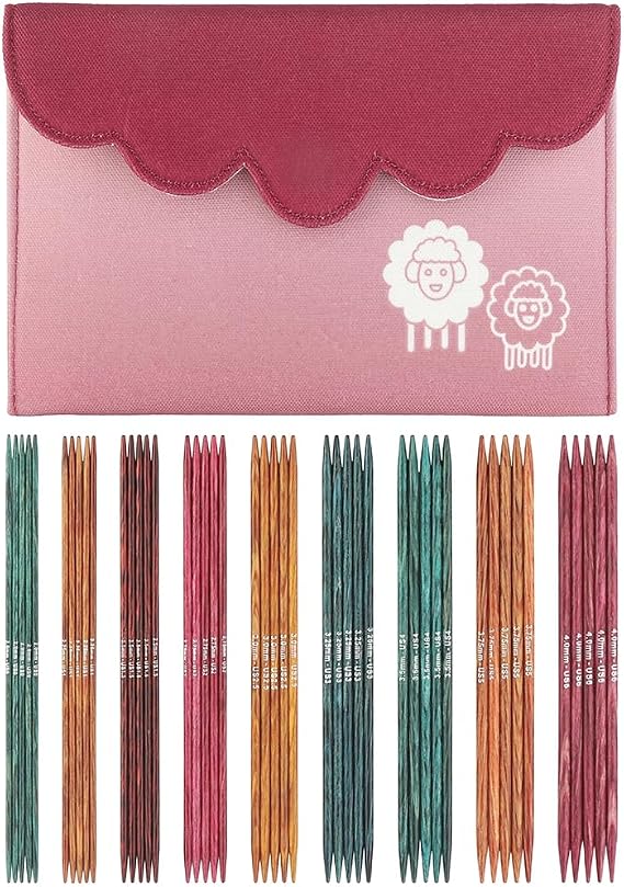 KnitPro Dreamz Deluxe Double Pointed Needle Set 6" (15cm) | 9 US Sizes (0 to 6)