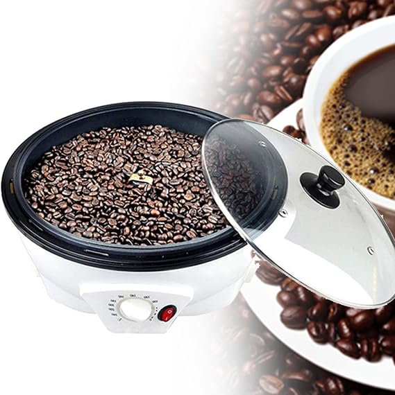 Electric Coffee Roaster Machine for Home Use,800g Household Electric Coffee Bean Roaster with Lid Roasting Machine Peanut Bean for Coffee Shop Home use.