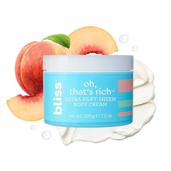 Bliss Oh That's Rich Silky Body Cream Moisturizer - 7 Oz - Reviving Formula