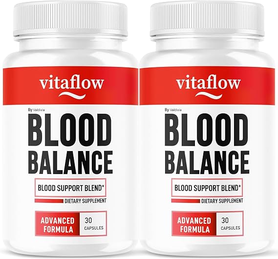 (2 Pack) Valdivia VitaFlow Capsules - Official VitaFlow Balance Supplement Support Capsule, Vitaflow Valdivia VitaFlow Capsules Daily Balance Supplement - 30 Capsules (2 Pack)