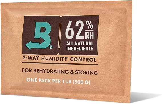 Boveda-Herbal Storage | 62% RH 2 Way Humidity Control | Size 67 Protects up to 1 Pound (450 grams) Flower | Prevent Terpene Loss Over Drying and Mold | 1-Count