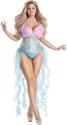 Party King Womens Party King Womens Adult Sailors Dream Mermaid Costume