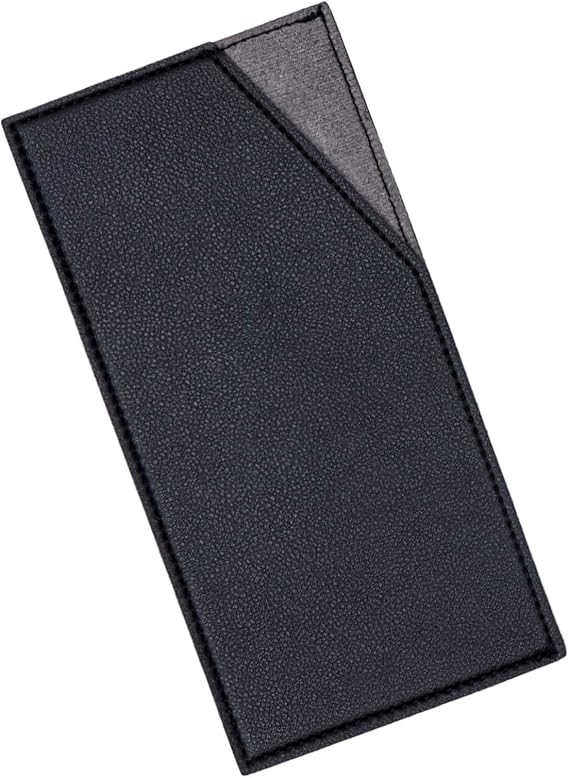 Black Cash Envelope Wallet Cash Holder PU Leather Cash Stuffing Budget Wallet Card Bill Holder Reusable Money Envelopes for Women Receipt Coupon Organizer