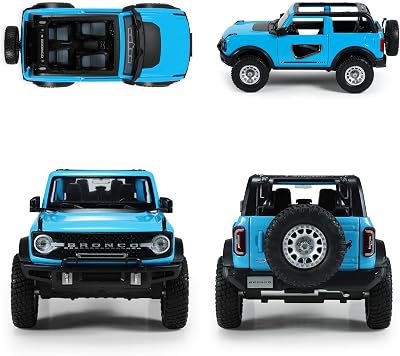 NLIEOPDA Toy Car for Boys 3-12 Years Old, Pull Back Car Toys Alloy Vehicles Toys with Lights and Sounds, 1:24 Scale Model Car for Lovers Collecttion, Blue