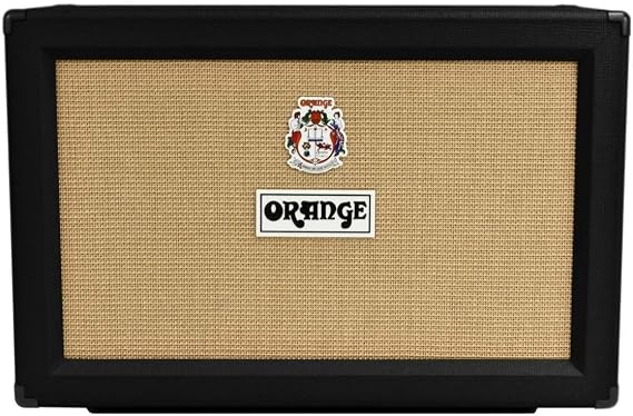 Orange 2x12 Cabinet Celestion V30 16 Ohm Black