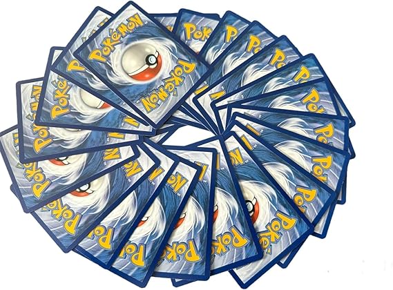 Pokemon (Original Version) - 100 Assorted Trading Cards with 7 Bonus Free Holo Foils