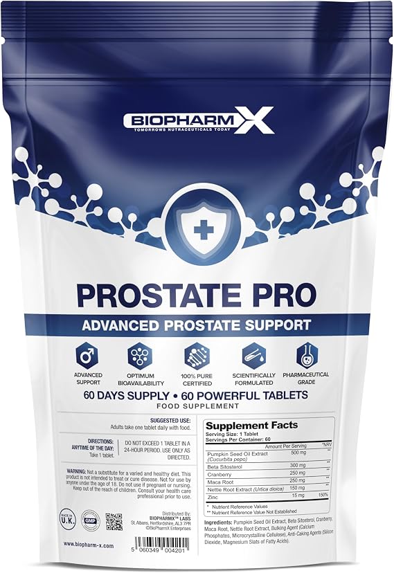 ProstatePro Advanced Prostate Health Supplement for Men - 60 Tablets for Prostate Support & Urinary Discomfort
