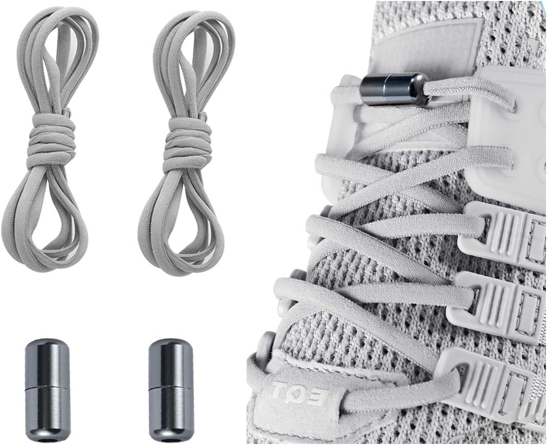 Elastic No Tie Shoe Laces For Adults,Kids,Elderly,One Size Fits All