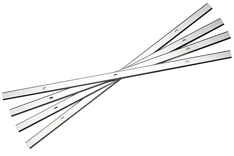 12-1/2 Inch HSS Planer Blades for Delta 22-560 22-562 22-565 TP305 TP400LS, Grizzly G0663, Wen 6550, POWERTEC PL1252, Porter Cable PC305TP, CMEW320, Craftsman 21758 Planers, 4 Pieces