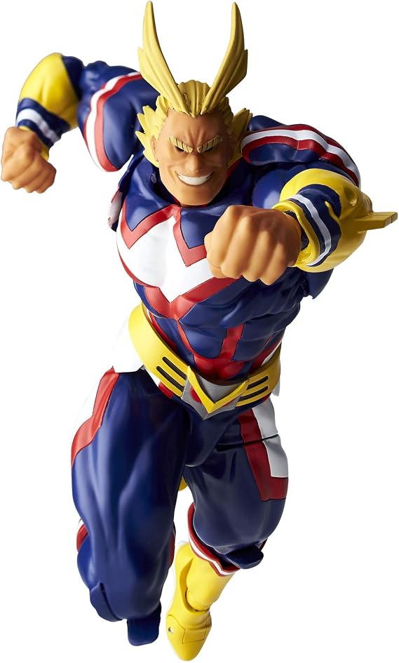 Kaiyodo figurecomplex Amazing Yamaguchi All Might, Approx. 7.5 inches 190 mm, ABS & PVC Pre-painted Action Figure Revoltech