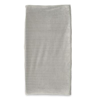 Boppy Changing Pad Cover, Gray Ribbed Minky