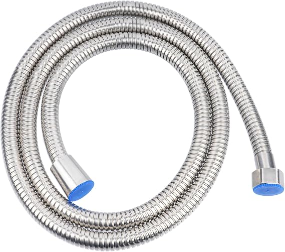 1 PcsShower Hose 1.5m, Stainless Steel Shower Hoses Replacement, Universal 20mm(G1/2 Inch) Large Bore Standard Anti-Kink and Leak-Proof High Pressure Shower Hoses