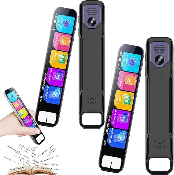 Pen Gpt, AI Pen - AI Scanning Smart Pen, Offline Translation, Instant Ai Answers for Math, Ai Pen for Test, Study Tool for Studying, Test & Travel (2 PCS)