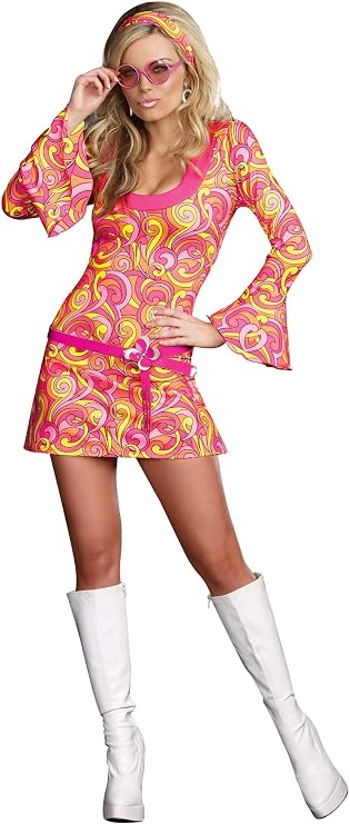 Dreamgirl Go Go Gorgeous Costume, Multi, Small