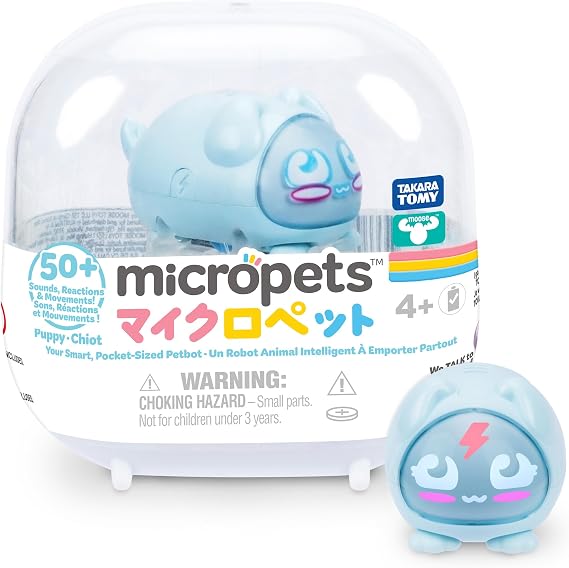 Puppy Interactive Electronic Robot Pet, 50+ Reactions