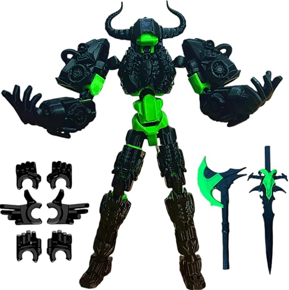 T13 Action Figure, Already Assembled T13 Action Figure with Multiple Joints, for Collectors and Desktop Display, Dummy 13 Figure with Articulated Poses, 14x20x3 cm Size