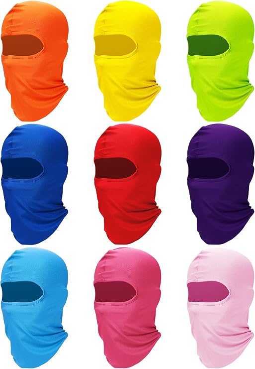 Zhanmai Ski Mask for Men Balaclava Face Cover Full Face Mask Breathable UV Protector Neck Gaiter for Outdoor Motorcycle