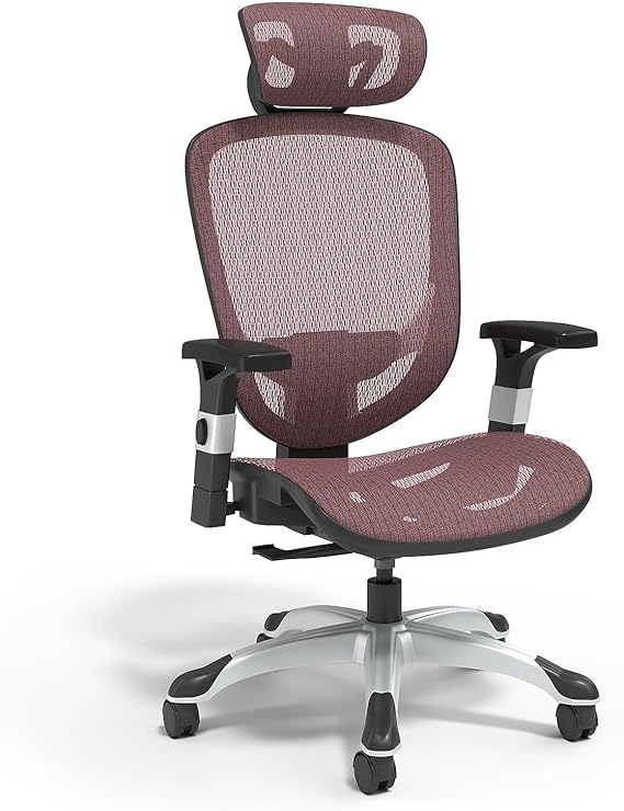 2257054 Mesh Computer and Desk Chair, Red