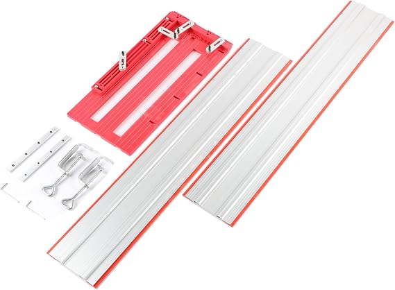 Aidelife Track Saw Guide Rail Kit,Track Guide for Circular Saws,Cutting System