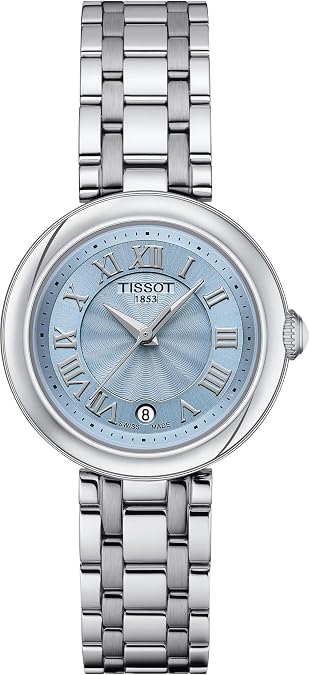 Tissot Bellissima, Swiss Quartz, 26mm, Blue Mother-of-Pearl Dial, Women's Watch