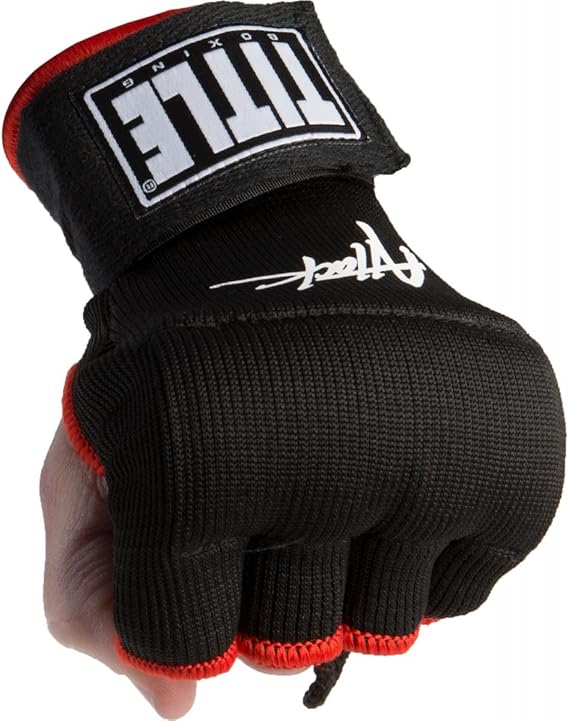 TITLE Boxing Attack Nitro Speed Wraps - Boxing Wraps, Quick Wraps Boxing, Boxing Hand Wraps, Hand Wraps for Boxing Gloves, MMA Gloves Men, Wrist Wraps Boxing, Muay Thai Hand Wraps