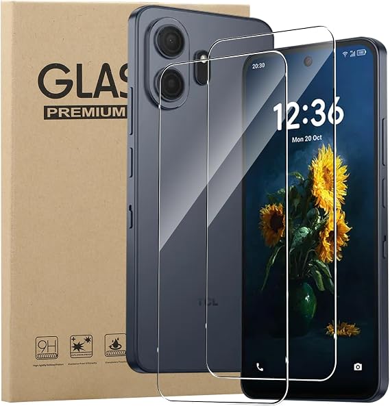 KZIOACSH 2 Pack Screen Protector for TCL NxtPaper 70 Pro, Ultra Slim 9H Hardness HD Clear Oleo-phobic Coating Anti-Scratch Bubble Free Protective Tempered Glass Film for TCL NxtPaper 70 Pro