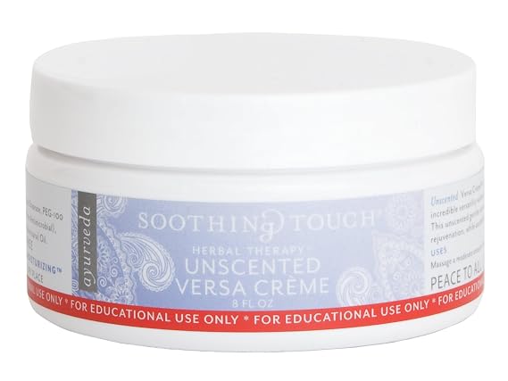 Soothing Touch Versa Creme, Unscented, 8 Ounce