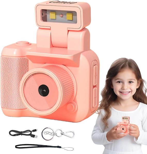 Retrosnap Minis Camera, Small Retrosnap Camera, Keychain Camera With LED Flash Light, Vintage 1080p Digital Camcorder With LED Flash Light, Retrosnap Minis Video Camera With LED Flash Light