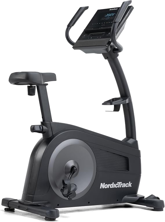 NordicTrack G LE Upright Bike | Smart Upright Exercise Bike Offers Twenty Four Digital Resistance Levels For High Intensity Home Gym Cardio Workouts