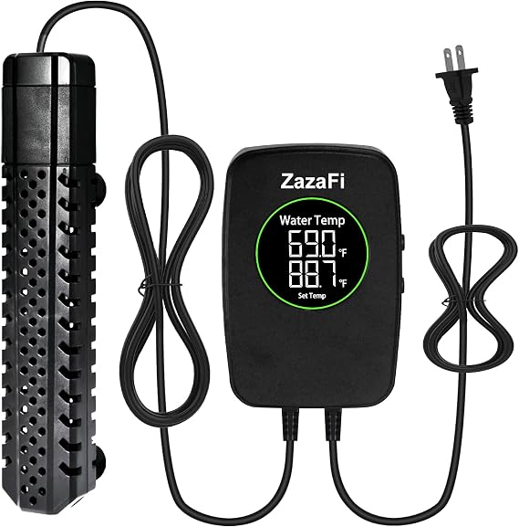 Aquarium Heater 100W/200W/300W/500W Submersible Fish Tank Heater with Over-Temperature Protection and Automatic Power-Off When Leaving Water for Saltwater and Freshwater320