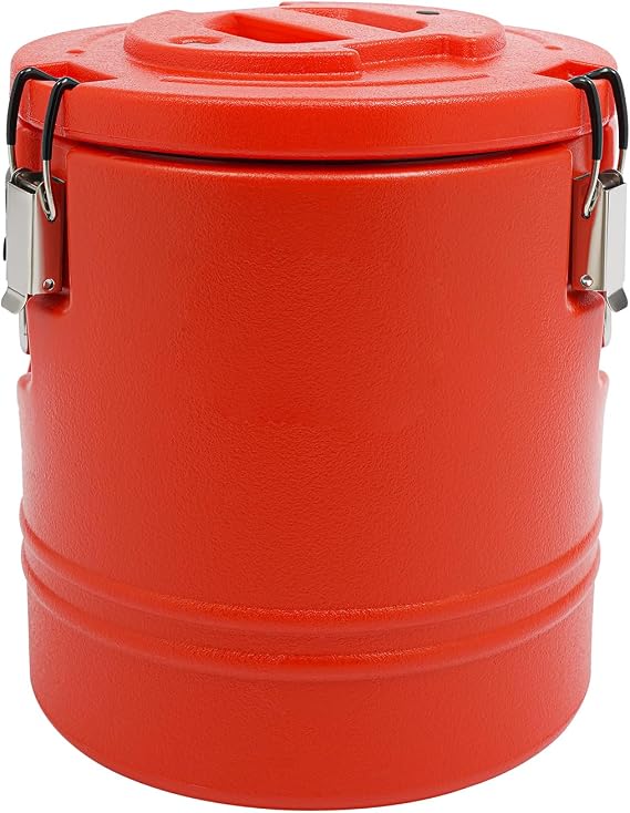 15L/3.96Gal Insulated Bucket, Commercial Soup Container Insulated Food Warmers Catering Hot Box with Stainless Steel Barrel for Hot or Cold Food Storage Restaurant Canteen Home Party