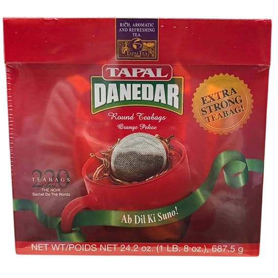 Tapal Danedar 2 Cup Round Tea Bags 220ct, (687.5g)