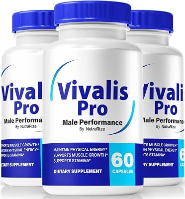 3 Pack Vivalis Pro Pills - Premium Male Formula for Fast Acting Energy, Endurance, and Performance, Vivalis Pro Capsules for an Active & Balanced Lifestyle, Official Viva Lis Pro 180 Capsules