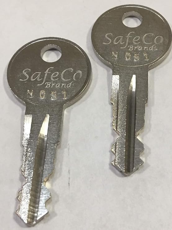 Ilco 2 Cut Keys for Thule Roof Rack Lock Ski Rack Bicycle Hauler Kayak Carrier Boat. for Locks Stamped from N151 to N200 Just Check Your Locks and Match Your Number. (N151)