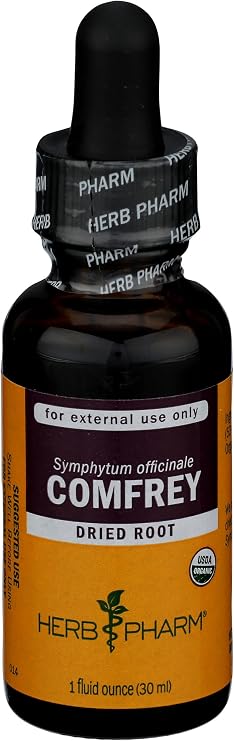 Herb Pharm Certified Organic Comfrey Liquid Extract Drops, 1 Oz