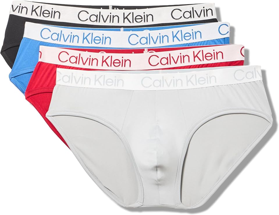 Calvin Klein Men's Chromatic 4-Pack Hip Brief
