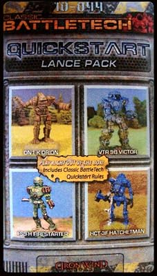 BATTLETECH 10-044 Quick Start Lance Pack