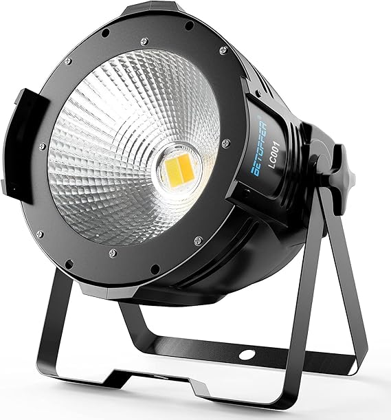 BETOPPER DJ Par Light Led Par Can DJ Disco Wash Lights 100W COB LC001 (LC001) [Energy Class A+++]