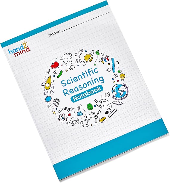 hand2mind Scientific Reasoning Notebook, Grades K2, Elementary Classroom Must Haves, Science Teacher Supplies, STEM Lab Notebooks for Kids (Set of 10)