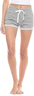 Urban Look Womens French Terry Casual Lounge and Workout Sweat Shorts
