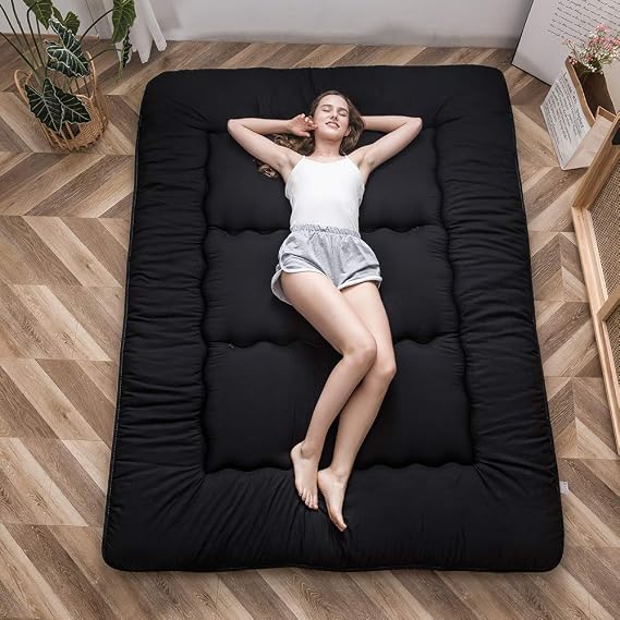 MAXYOYO Japanese Floor Mattress 4" Thick Full Size Foldable Futon Mattress