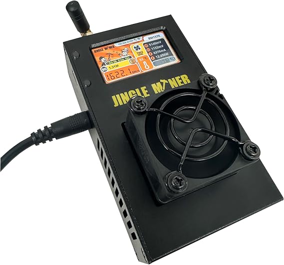 in Stock New Jingle Miner BTC Solo Lite 19.17JGh 23W ASIC Miner BM1370 ASIC Chip Bitcoin Mining, Designed for Antminer S21 Pro