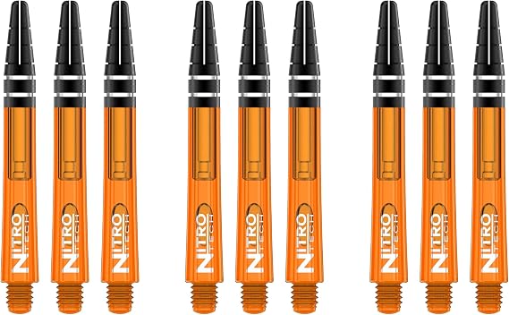 RED DRAGON RED DRAGON Nitrotech Medium Stems - Orange - 3 sets per pack (9 Stems in total)