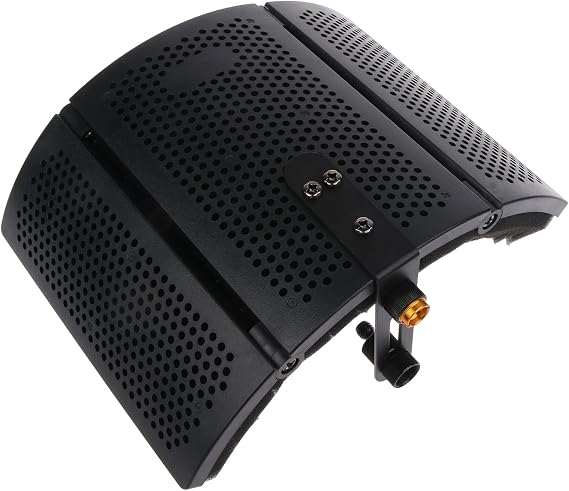 Microphone Isolation Shield Studio Recording Shield Reflection Filter Foam Soundproof Microphone Shield Microphone Isolation Shield Table Top