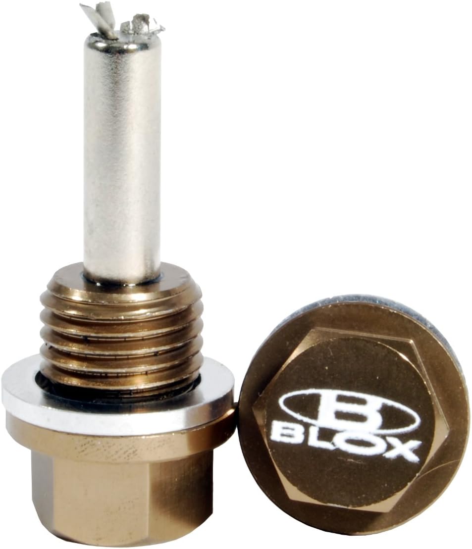 BLOX RACING BXAC-00405-6 Magnetic Oil & Transmission Drain Plug Set - Honda