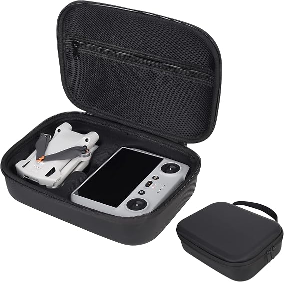 Storage Bag for DJI Mini 3-Portable Drone Case Travel Handbag Carrying case Compatible with Mini 3 Pro, DJI RC/RC-N1 Remote Controller and Accessories-Black