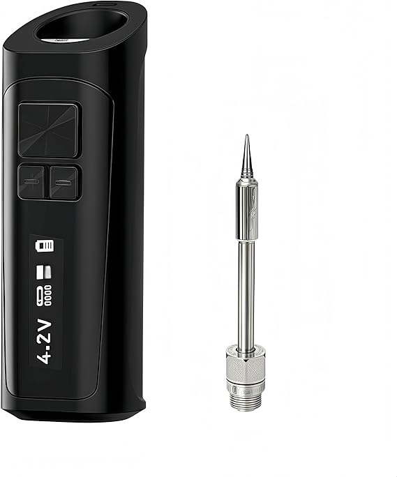 Smart Mini Portable Soldering Iron Small | 510 connection type c port digital screen 400mah