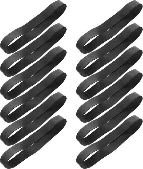 30pcs Rubber Webbing Roll for Sofa Repair, Black Elastic Bands for Reinforcing Chairs and Preventing Furniture Moving, for Craft Making and Large Items