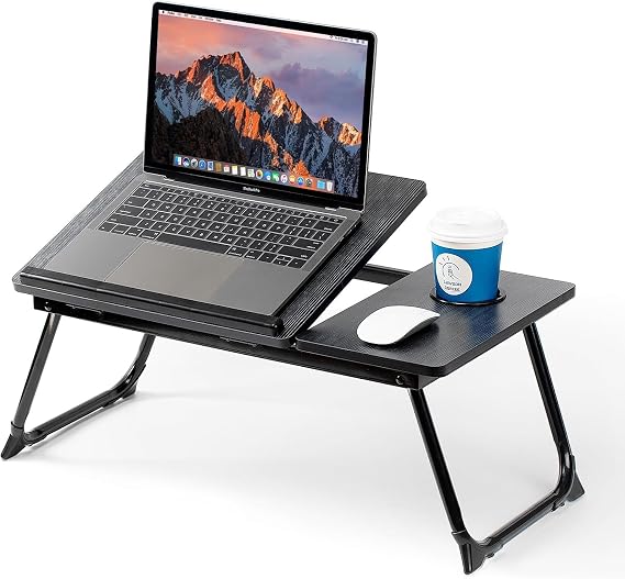 Folding Table, 5 Adjustable Levels from 0° to 36°, Low Table, Living Alone Desk